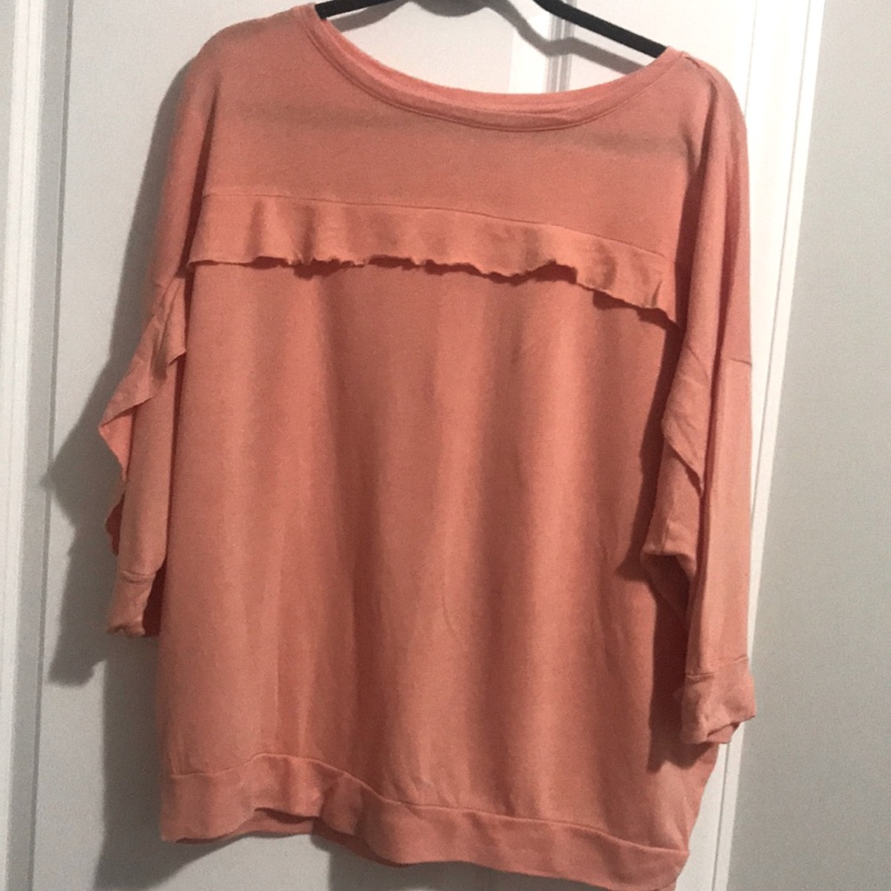 SOFT & SEXY  brand 3/4 sleeve tee shirt Dorman sleeve knit size XL